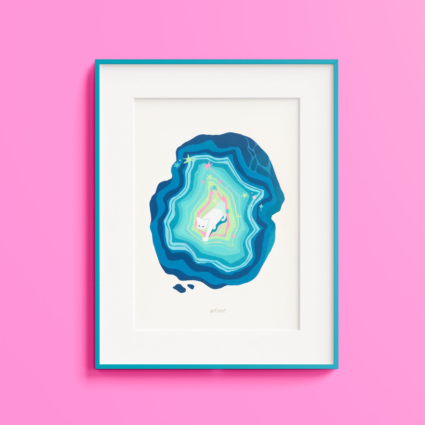 Print - Géode (INKTOBER 2025) - A5