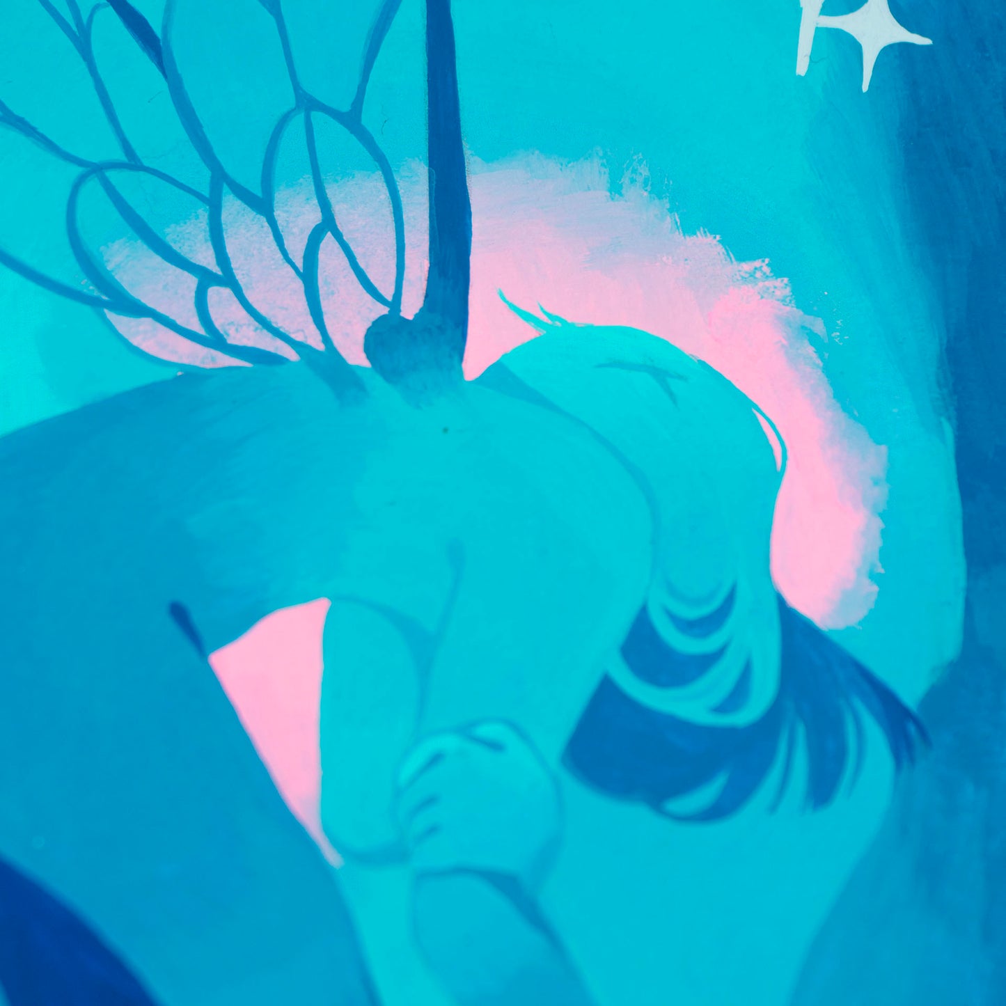 Ambre - Peinture Originale INKTOBER 2025