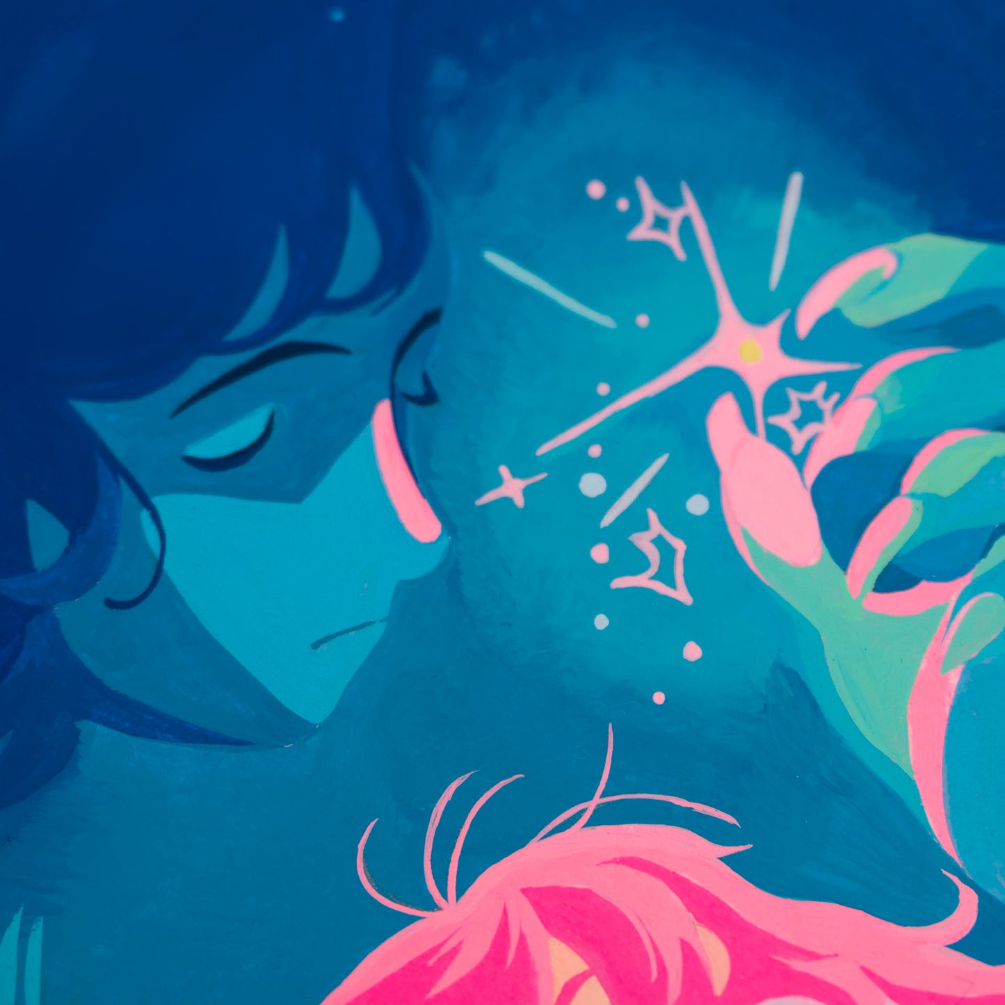 Attrape-rêve - Peinture Originale INKTOBER 2025