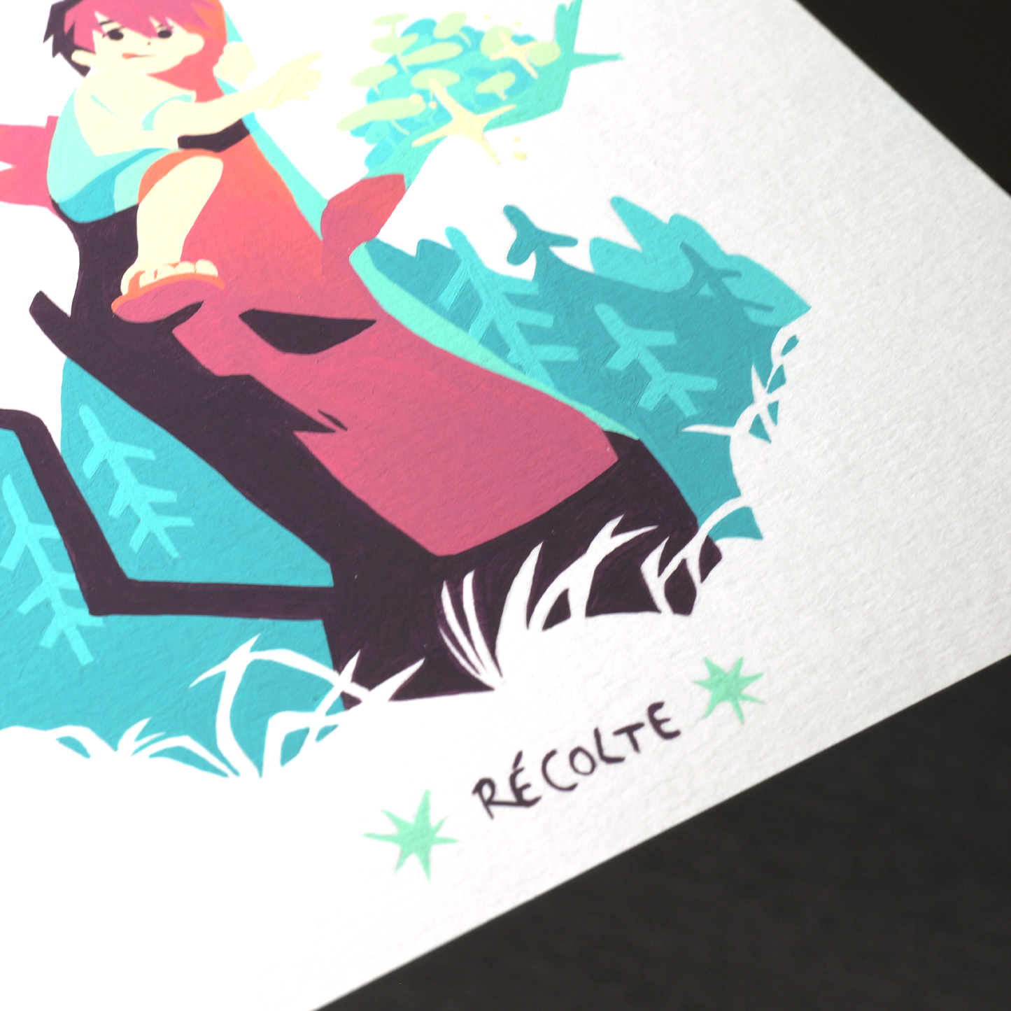 Récolte - Peinture Originale