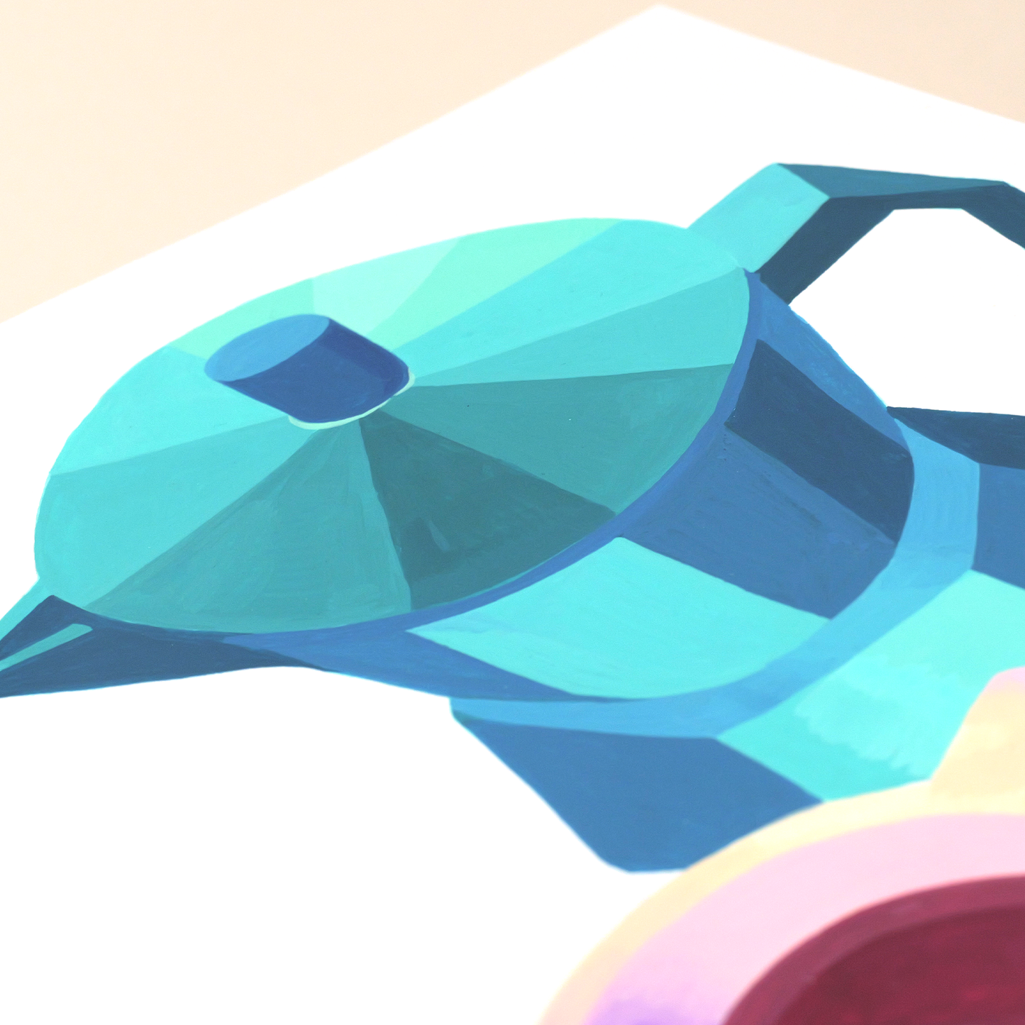 Coffee Time - Peinture Originale