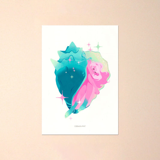 Coquillage - Peinture Originale INKTOBER 2025