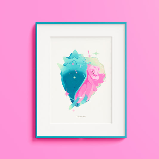 Print - Coquillage (INKTOBER 2025) - A5