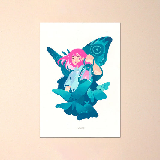 Lueur - Peinture Originale INKTOBER 2025