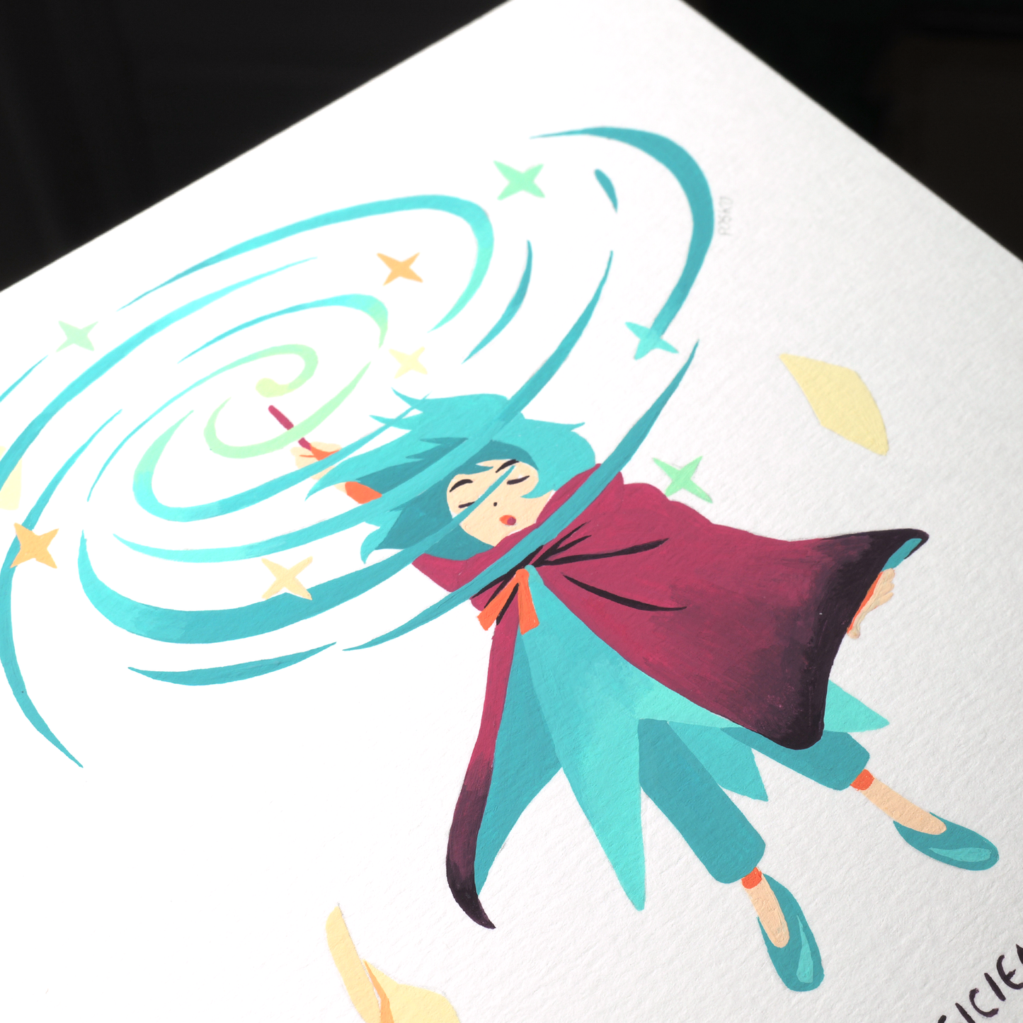 Magicien - Peinture Originale