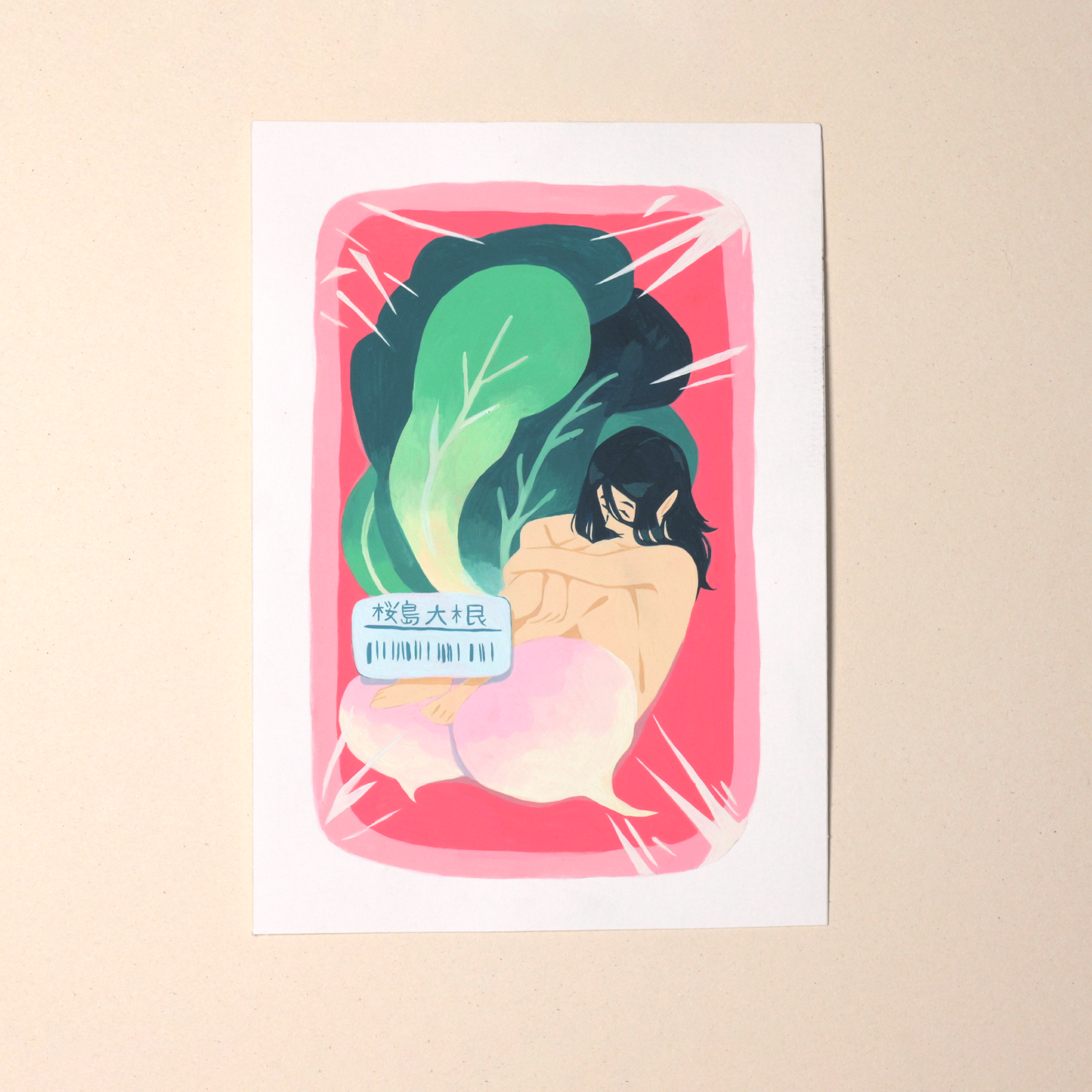 Navet - Peinture Originale