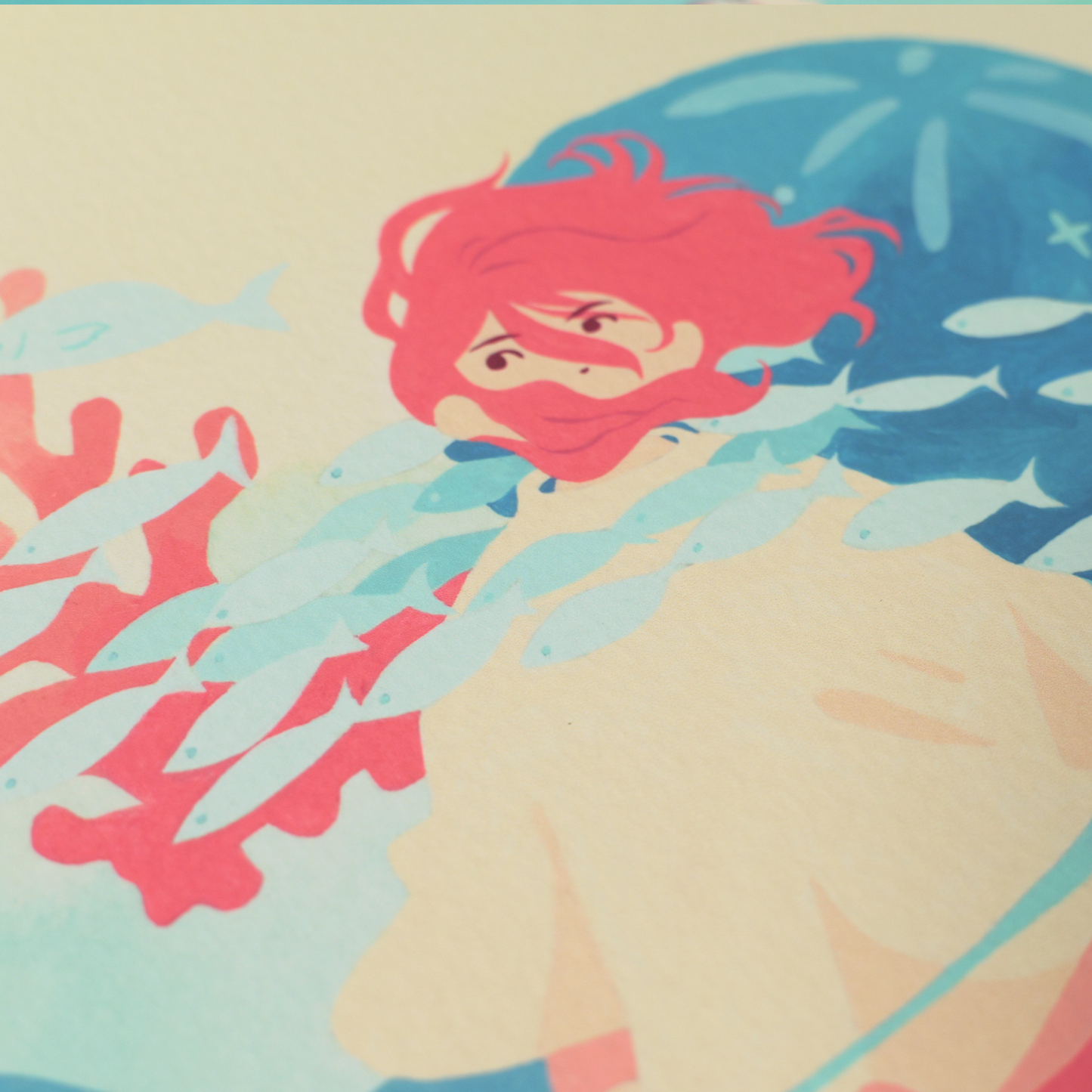 Print - Baignade - A4