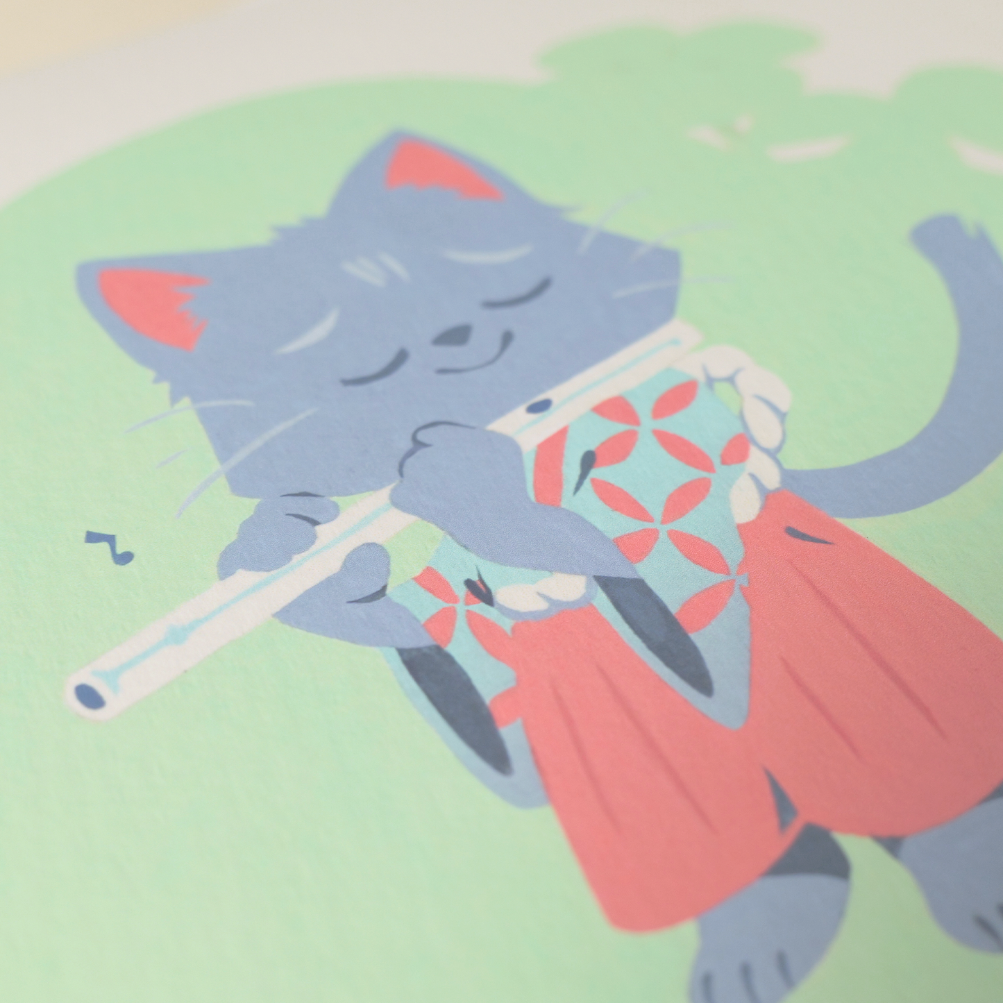 Print - Musichat - 21x21cm