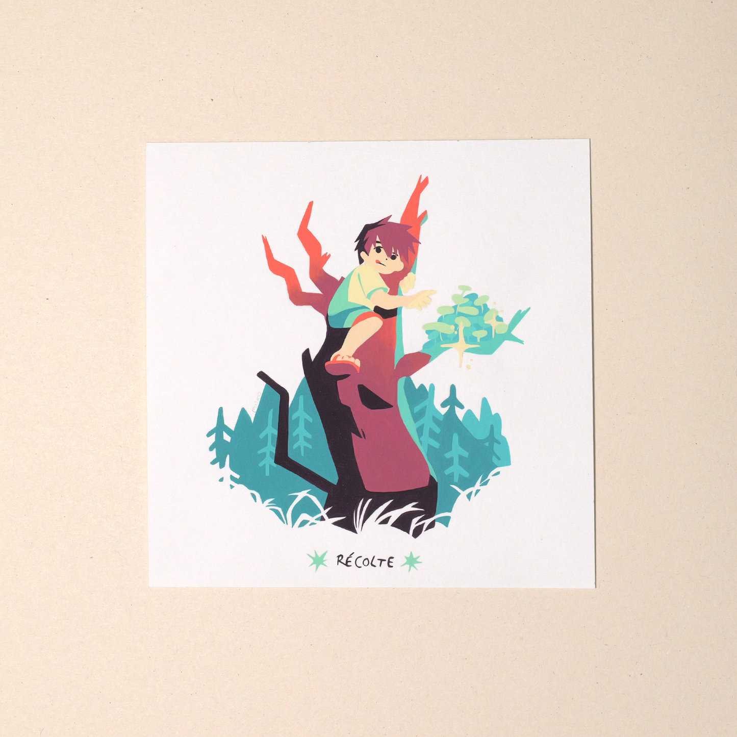 Récolte - Peinture Originale