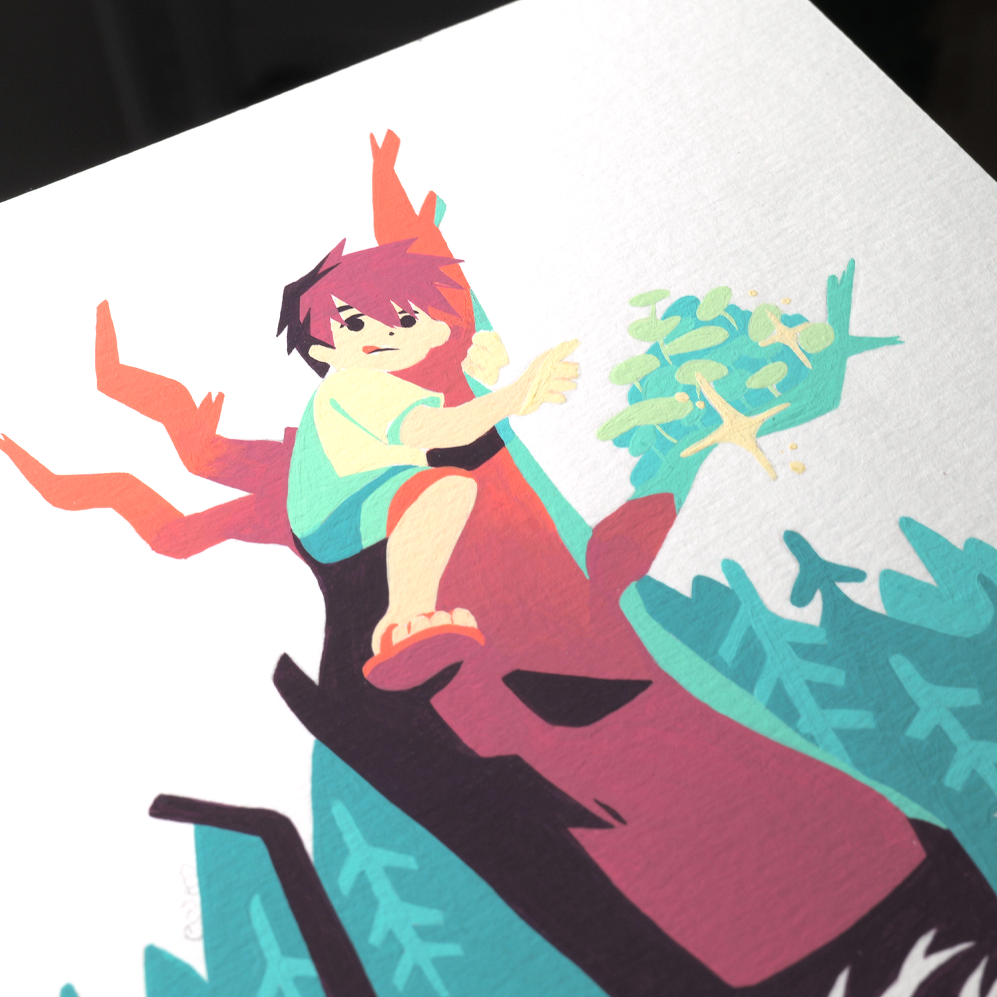 Récolte - Peinture Originale