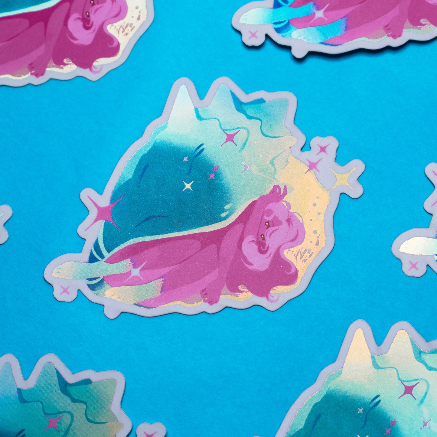 Sticker - "Coquillage" | Holographique Mat
