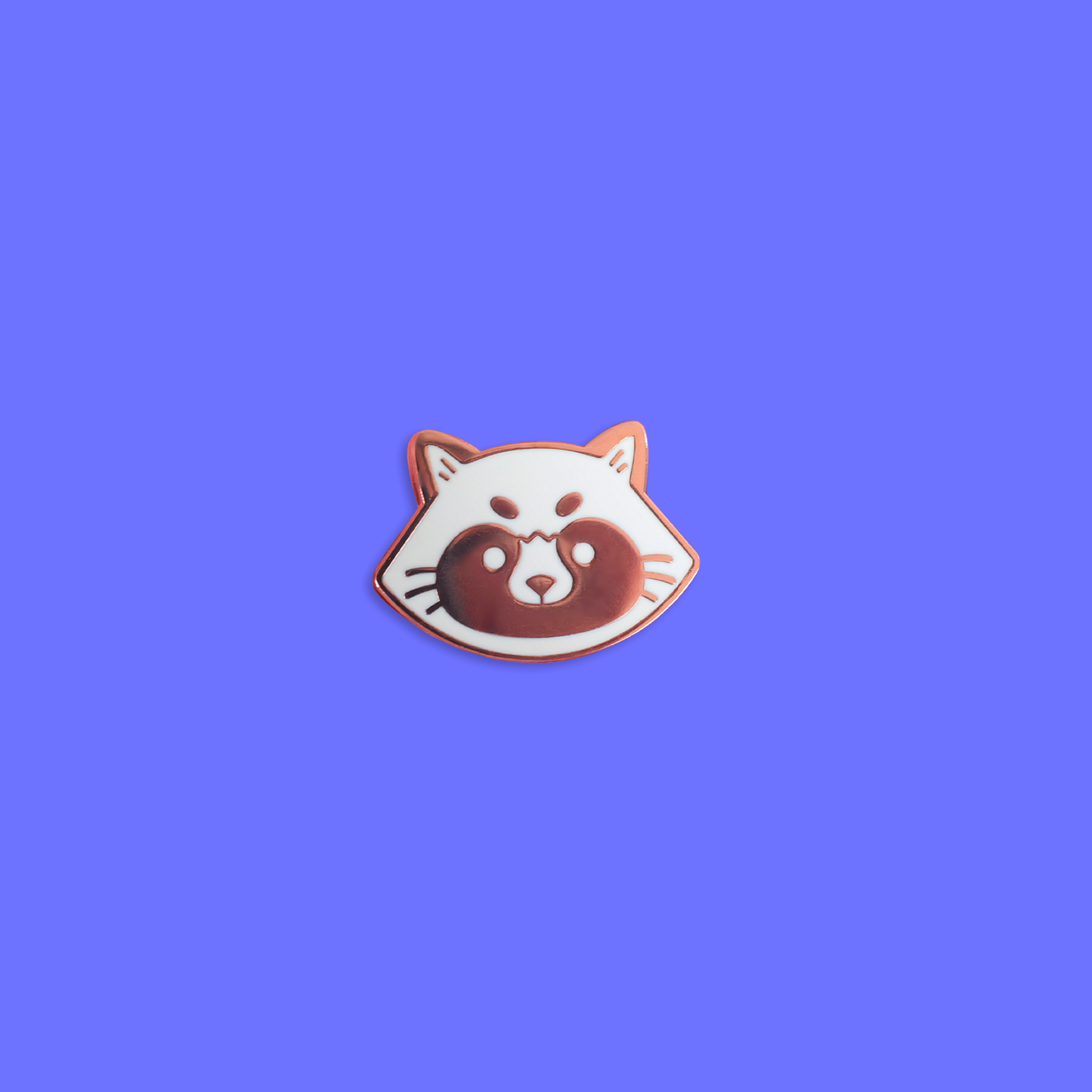 Pin's Émail "Tanuki" | Finition Or Rose